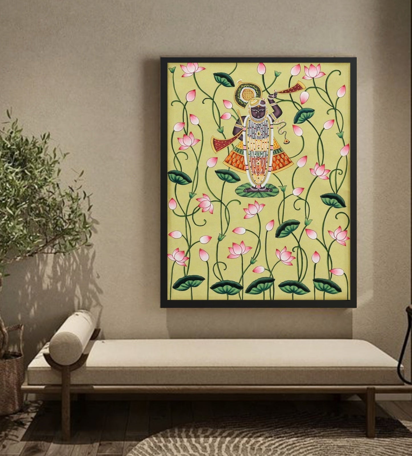 Shrinathji Painitng, Handmade Pichwai Painting - Jaipur Earth