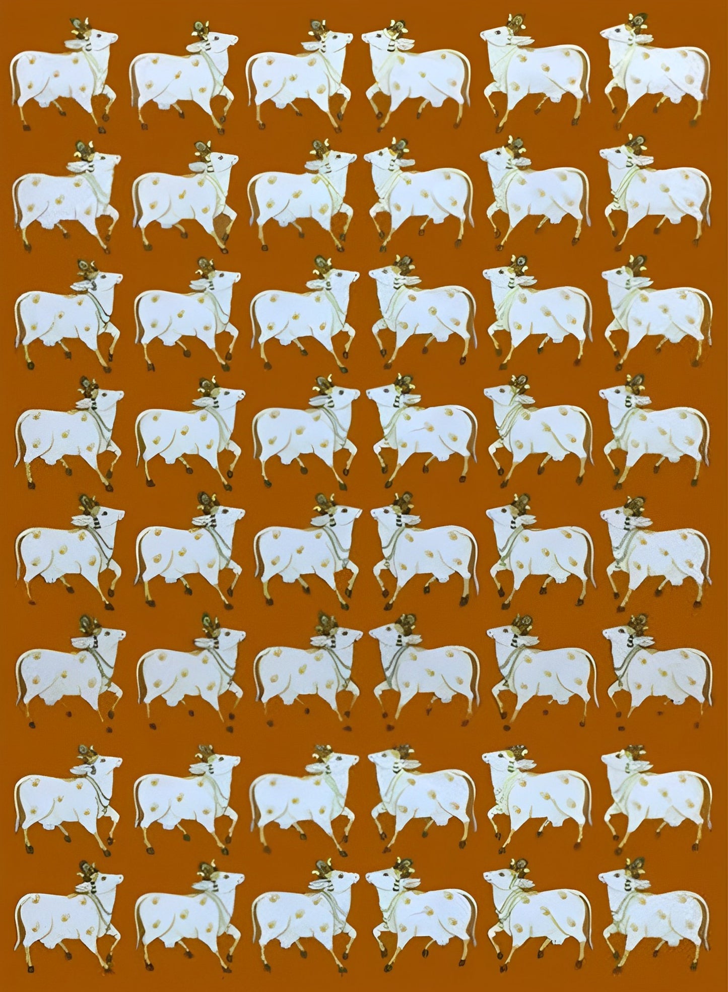 Gopashtami Cow Pichwai Painting Traditional Indian Pichwai Painting, Home decor gift, Wall Art - Jaipur Earth