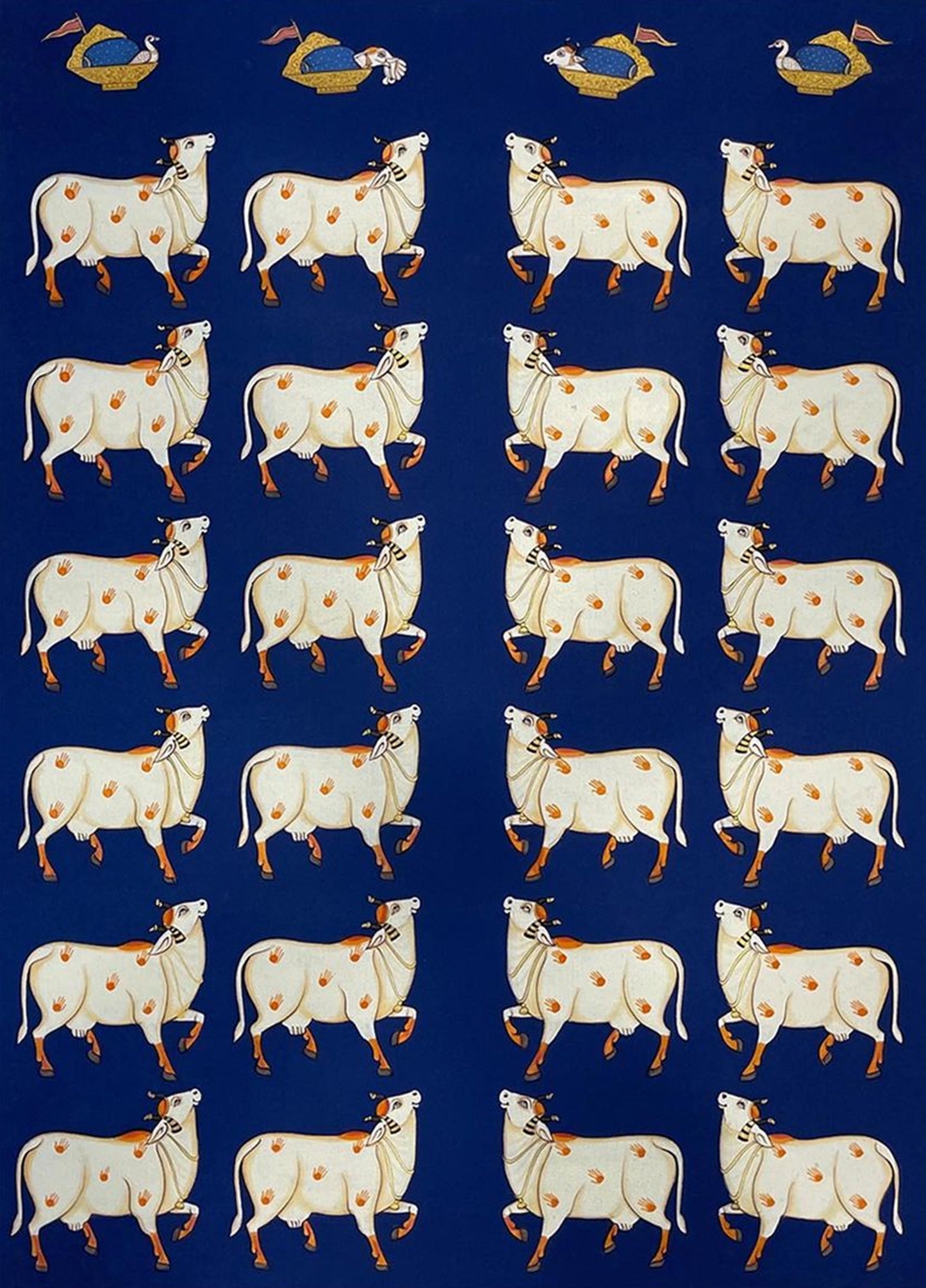 Gopashtami - Handmade Pichwai Painting - Jaipur Earth