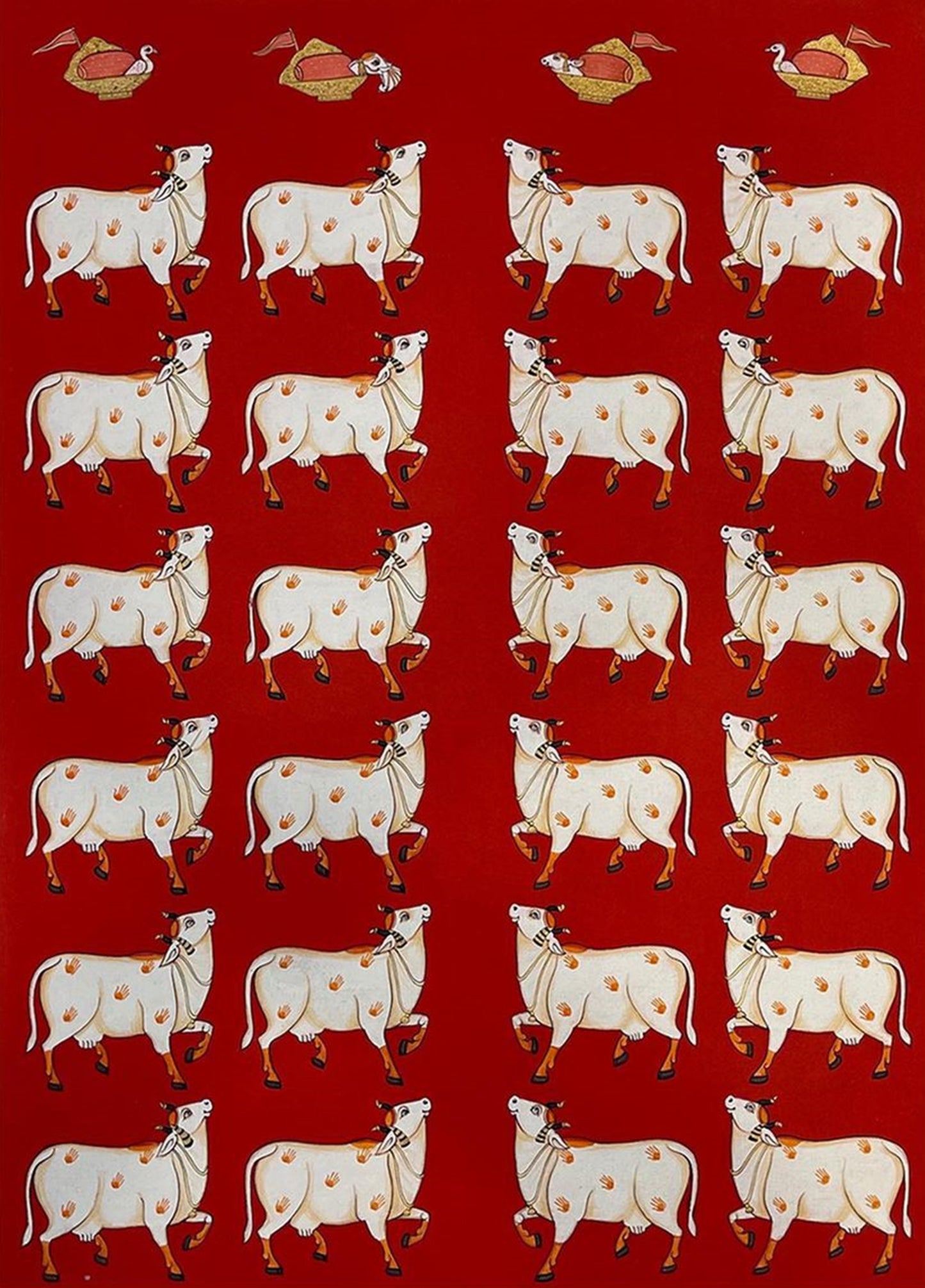 Gopashtami - Handmade Pichwai Painting - Jaipur Earth