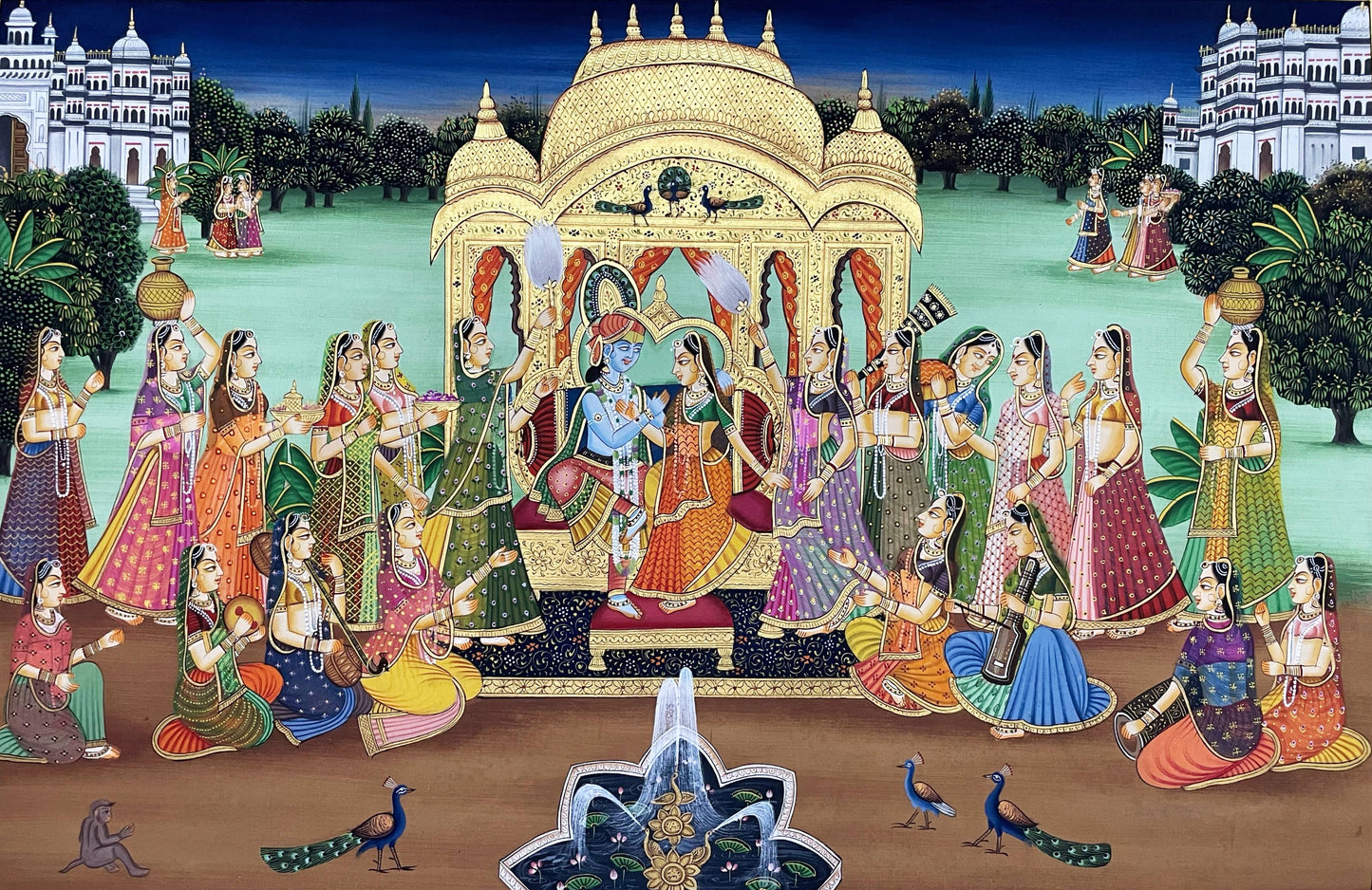 Exquisite Radha Krishna Detailed Raasleela