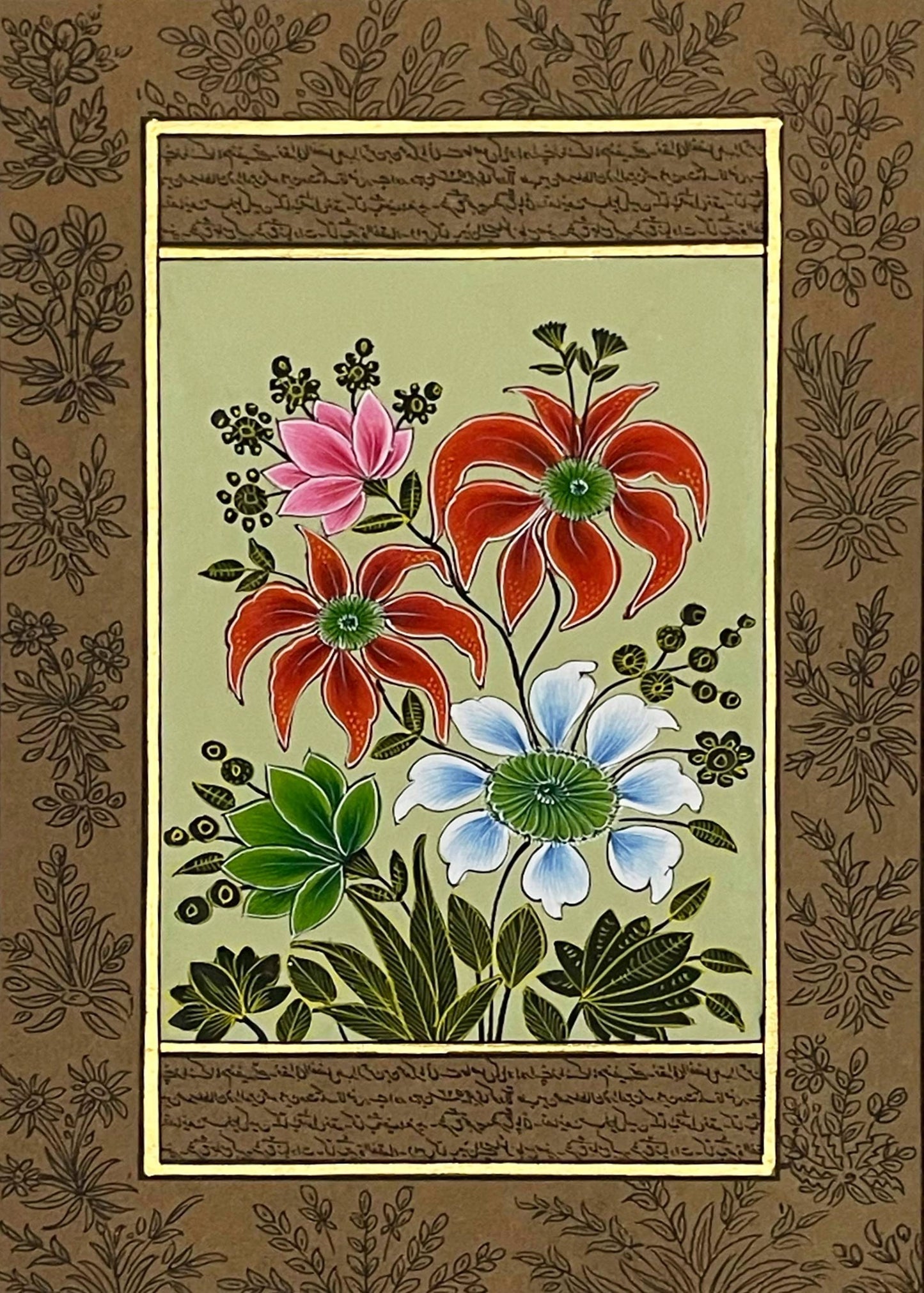 Miniature Painting Set of 4, Handmade Miniature Painting on Paper, Wall Art, Home Decor Gift - Jaipur Earth