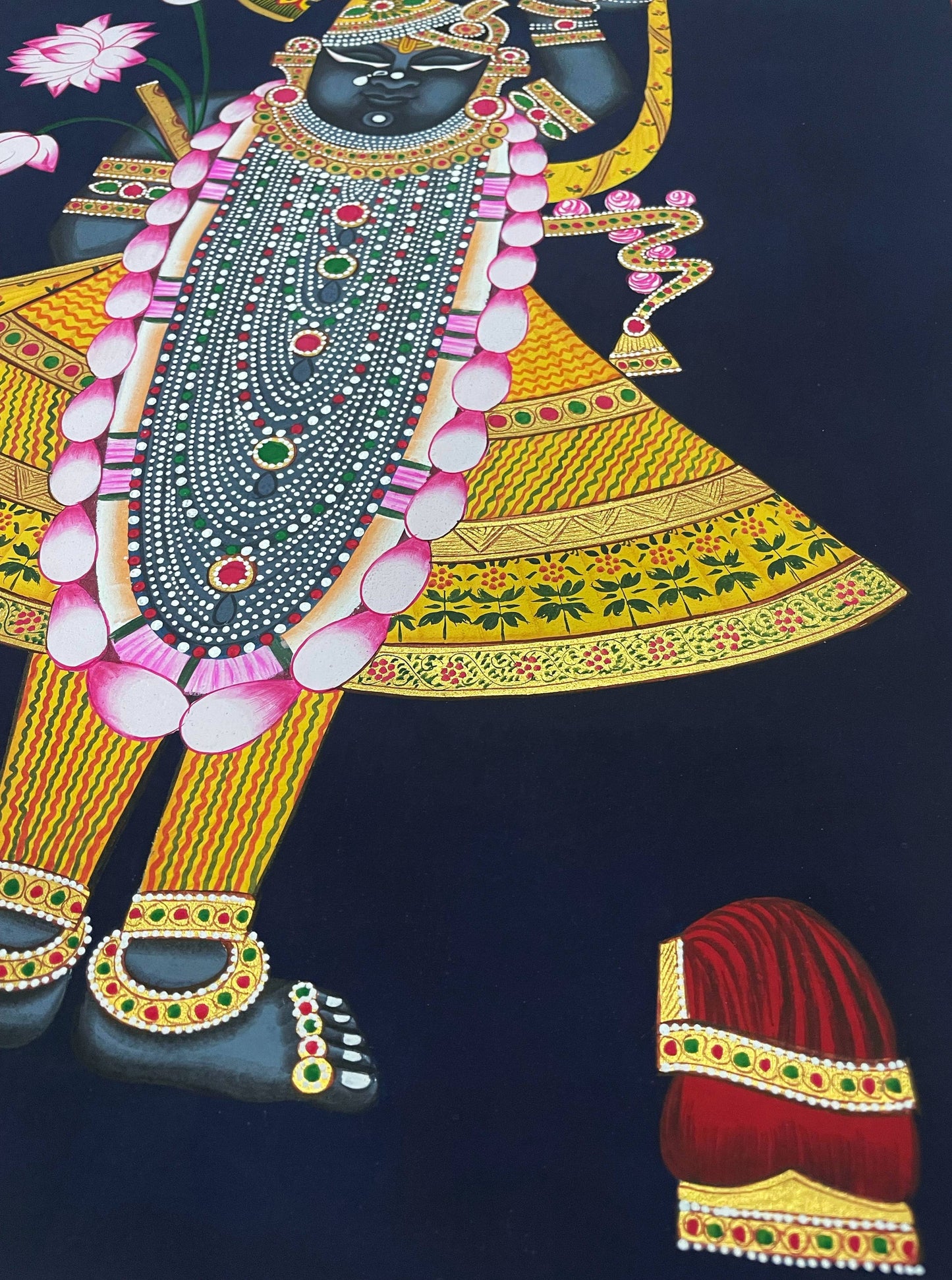 Shrinathji Painitng, Handmade Pichwai Painting - Jaipur Earth