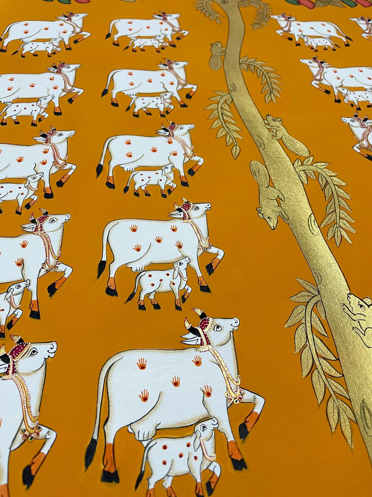 Gopashtami - Handmade Pichwai Painting - Jaipur Earth