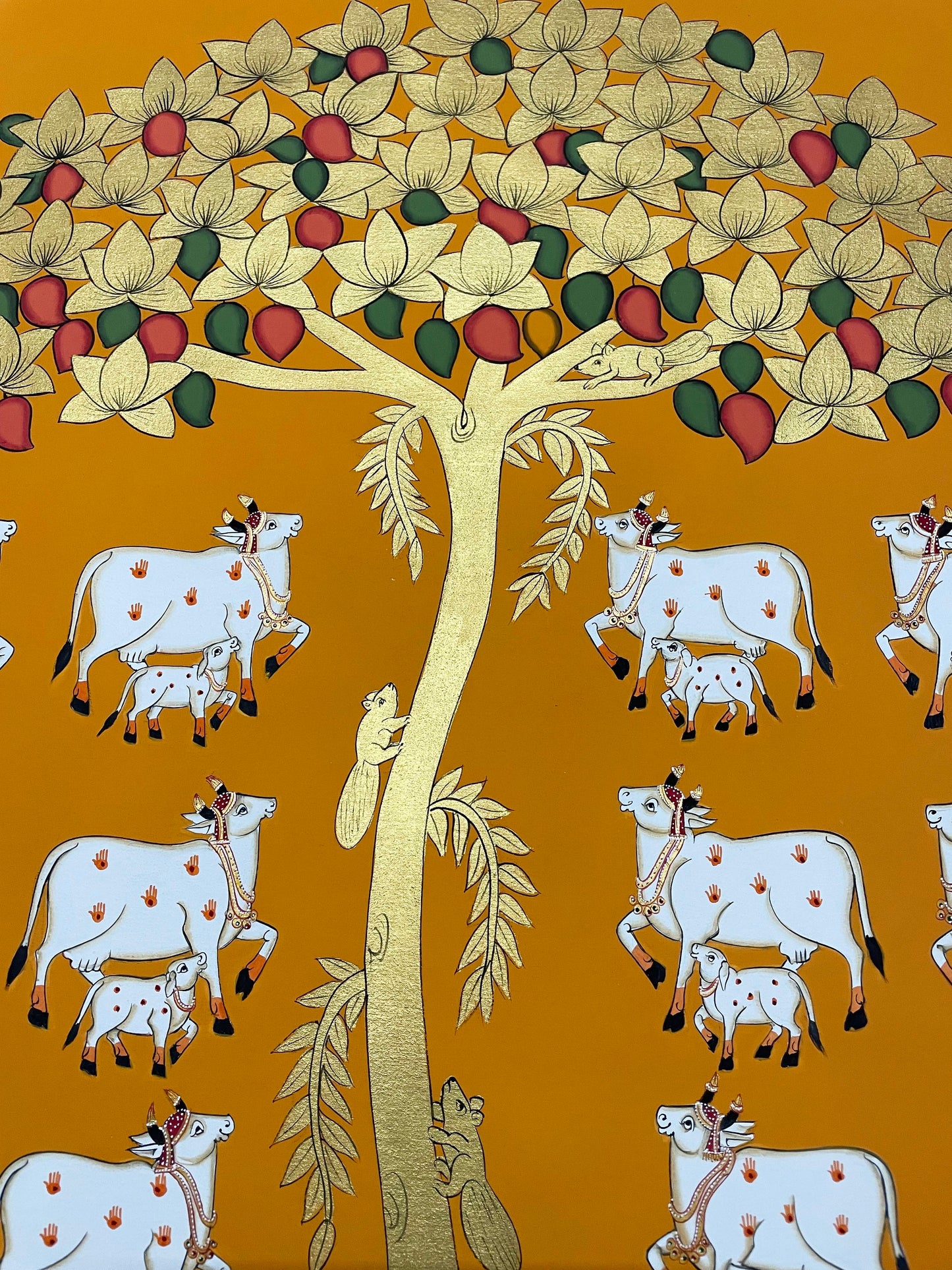 Gopashtami - Handmade Pichwai Painting - Jaipur Earth