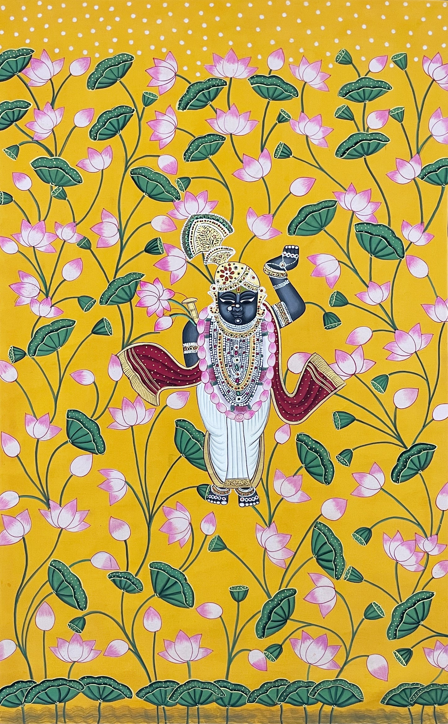Shrinathji Painitng, Handmade Pichwai Painting