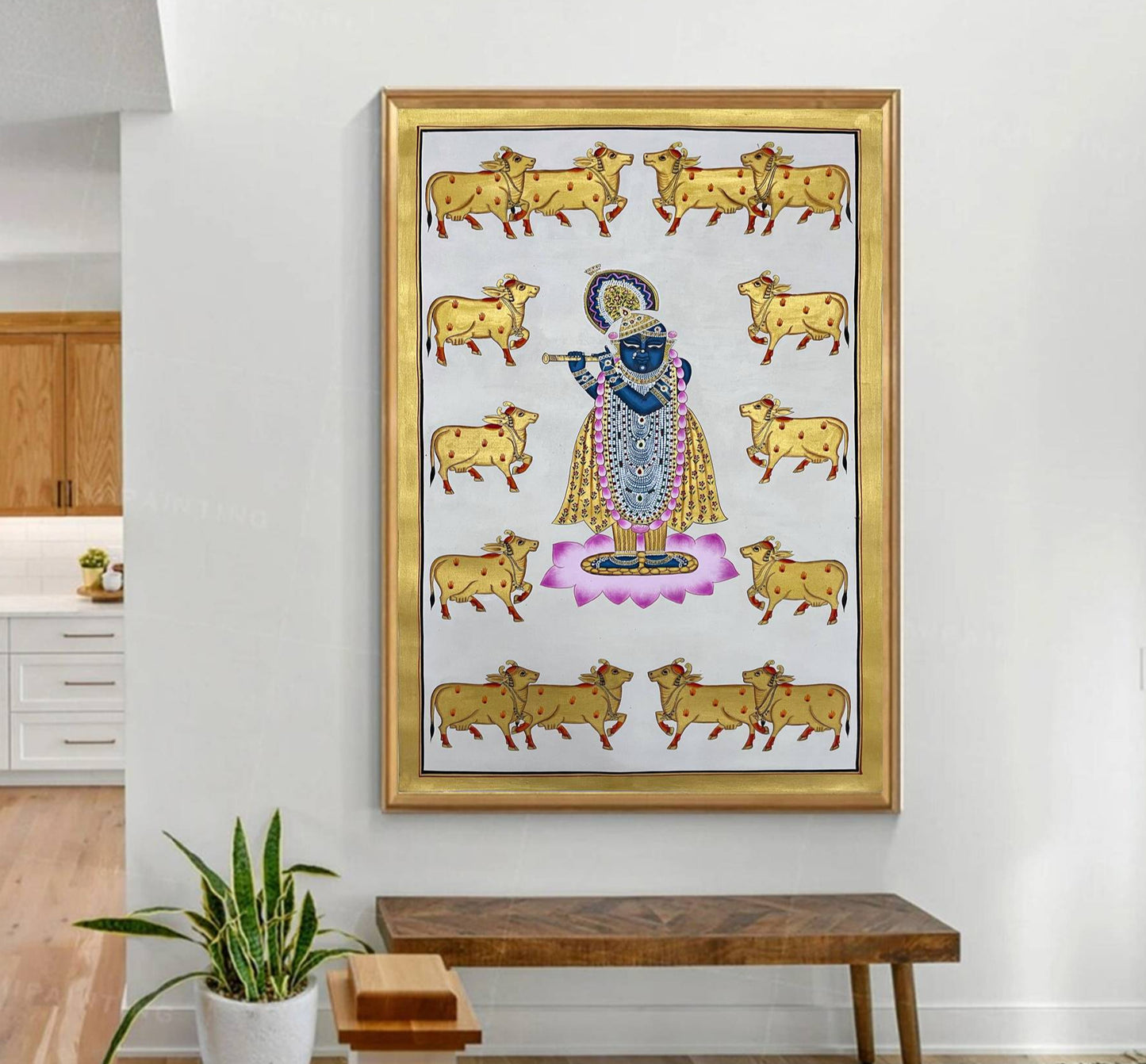 Shrinathji Painitng, Handmade Pichwai Painting - Jaipur Earth