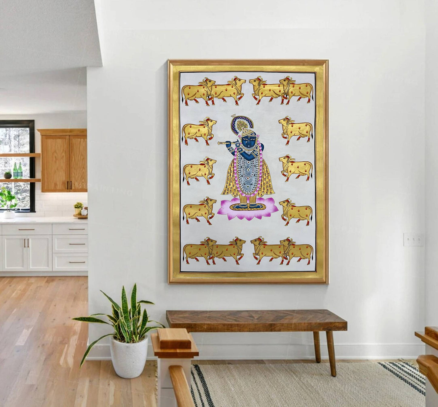 Shrinathji Painitng, Handmade Pichwai Painting - Jaipur Earth