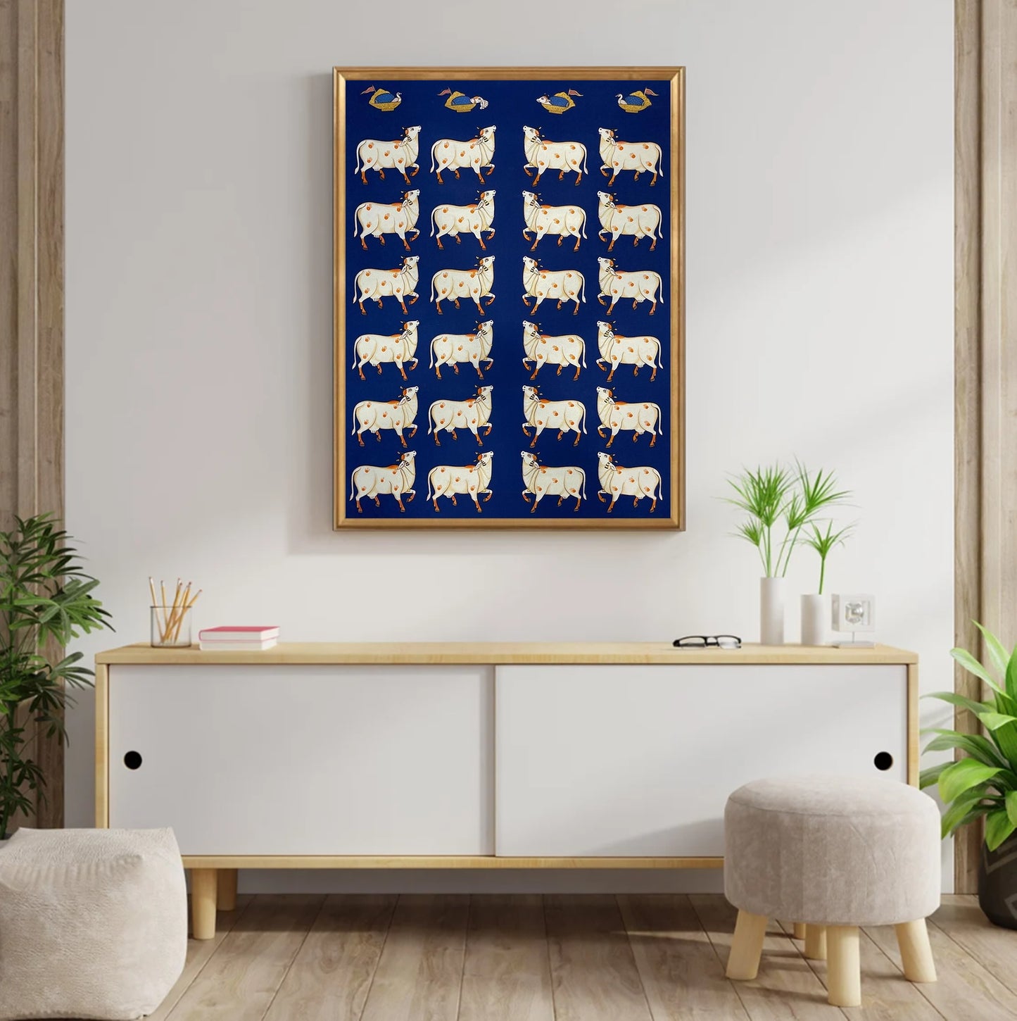 Gopashtami - Handmade Pichwai Painting - Jaipur Earth