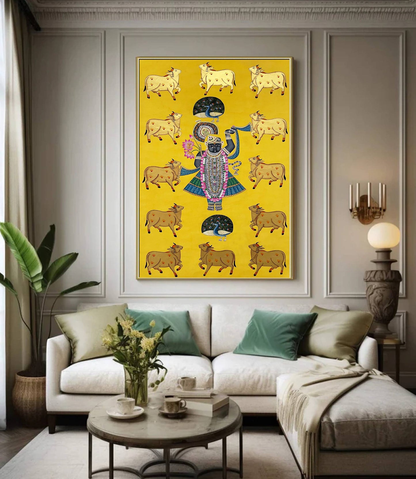 Shrinathji Painitng, Handmade Pichwai Painting