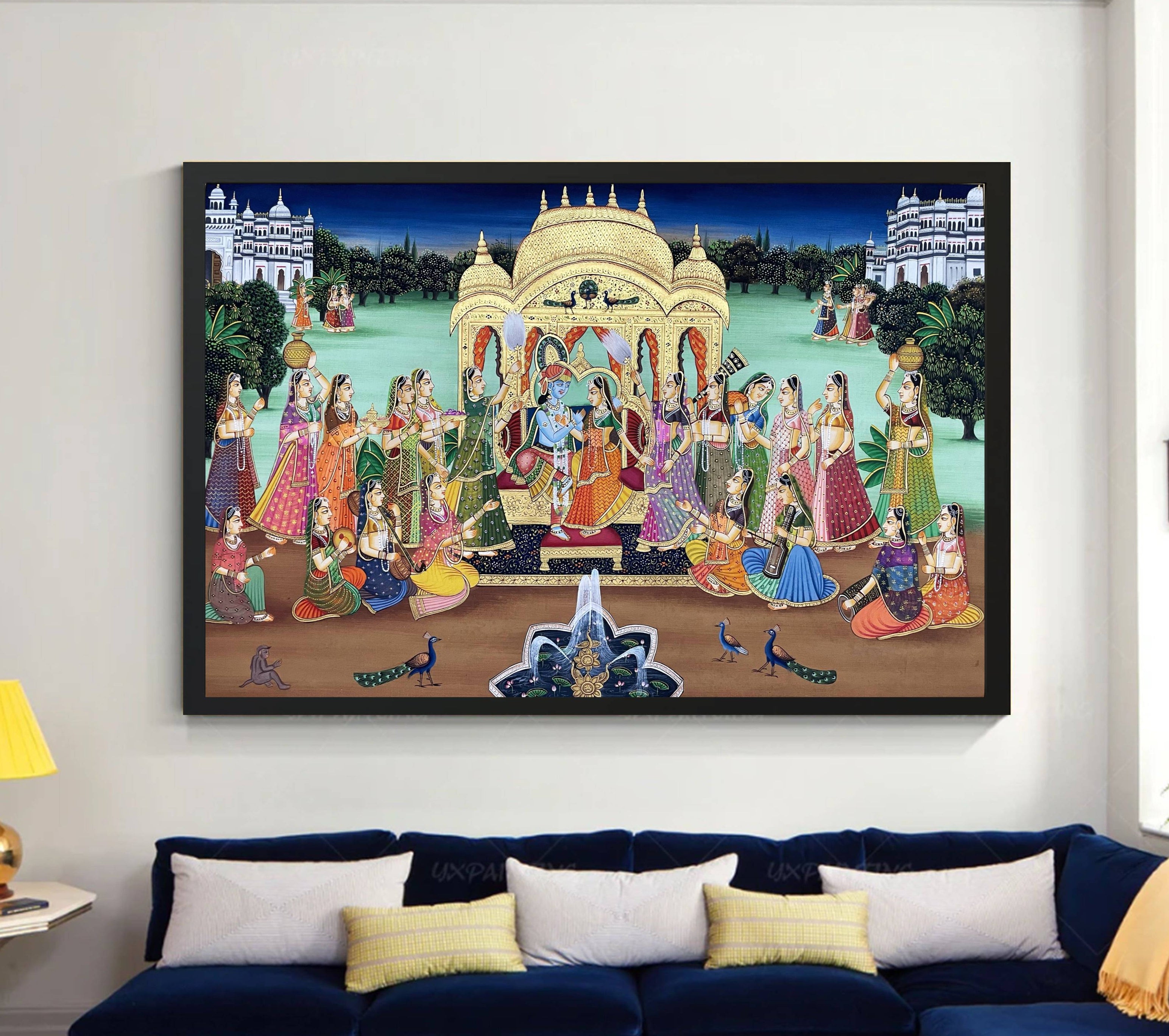 Exquisite Radha Krishna Detailed Raasleela - Jaipur Earth