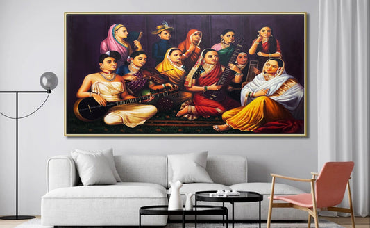 Galaxy of Musicians – Handmade Oil Painting