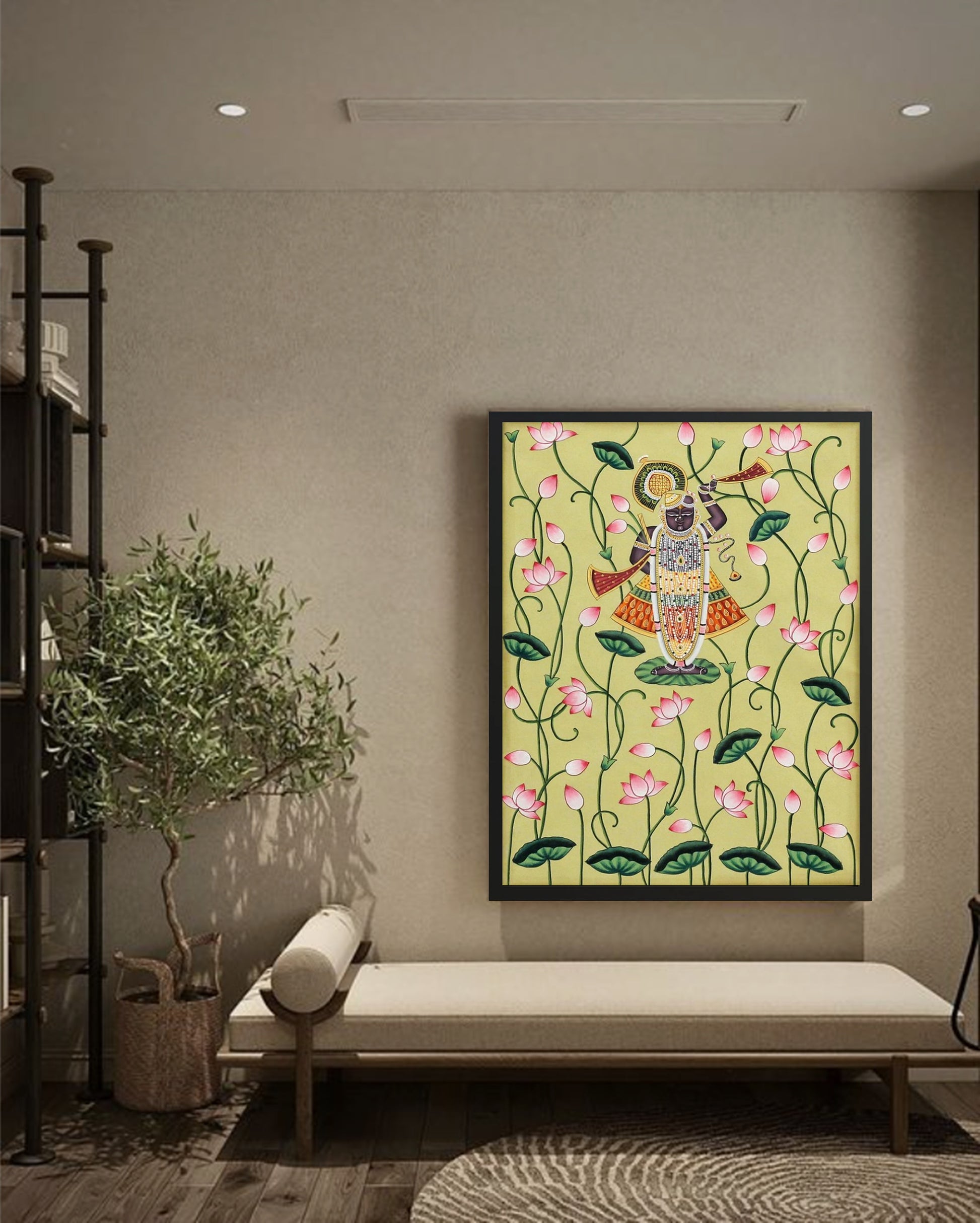 Shrinathji Painitng, Handmade Pichwai Painting - Jaipur Earth