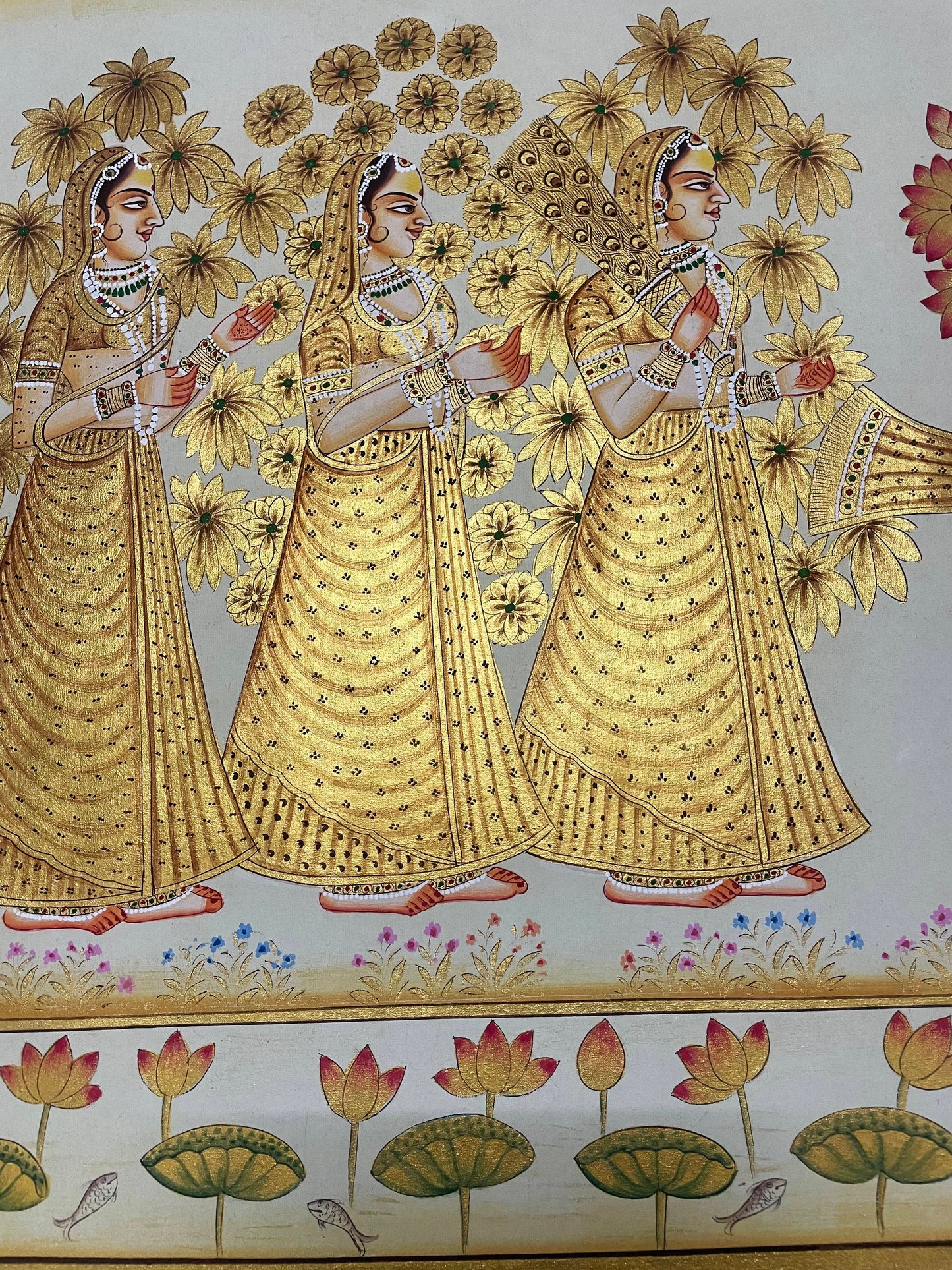 Handmade Shrinathji Pichwai Painting for Home Décor | Traditional Krishna Art