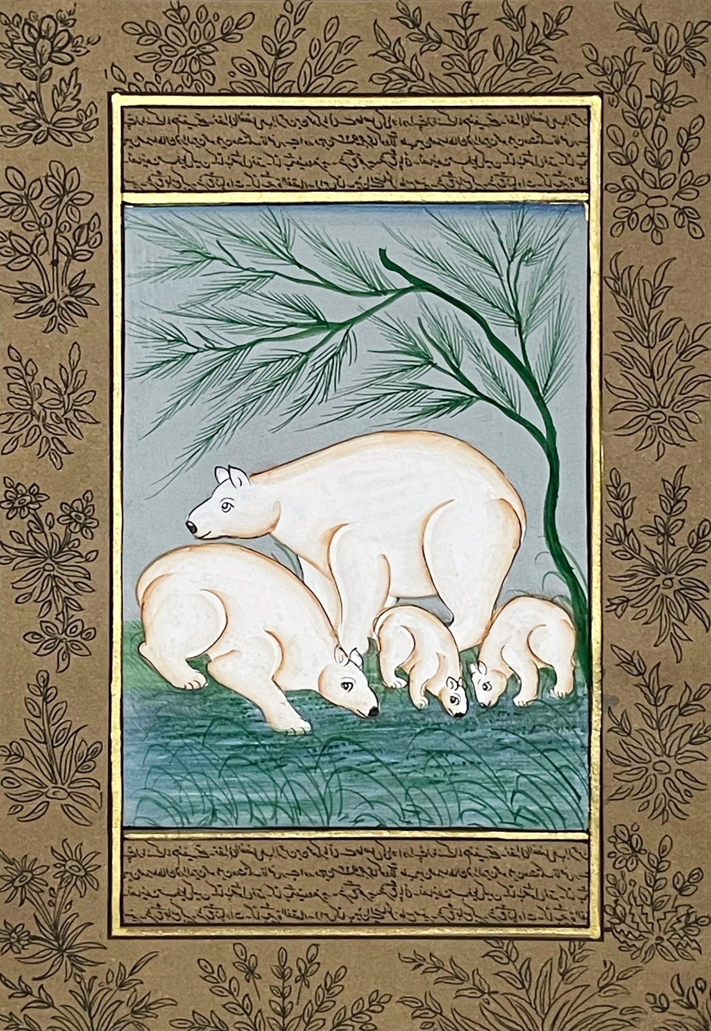 Miniature Painting Set of 6, Handmade Miniature Painting on Paper, Wall Art, Home Decor Gift - Jaipur Earth