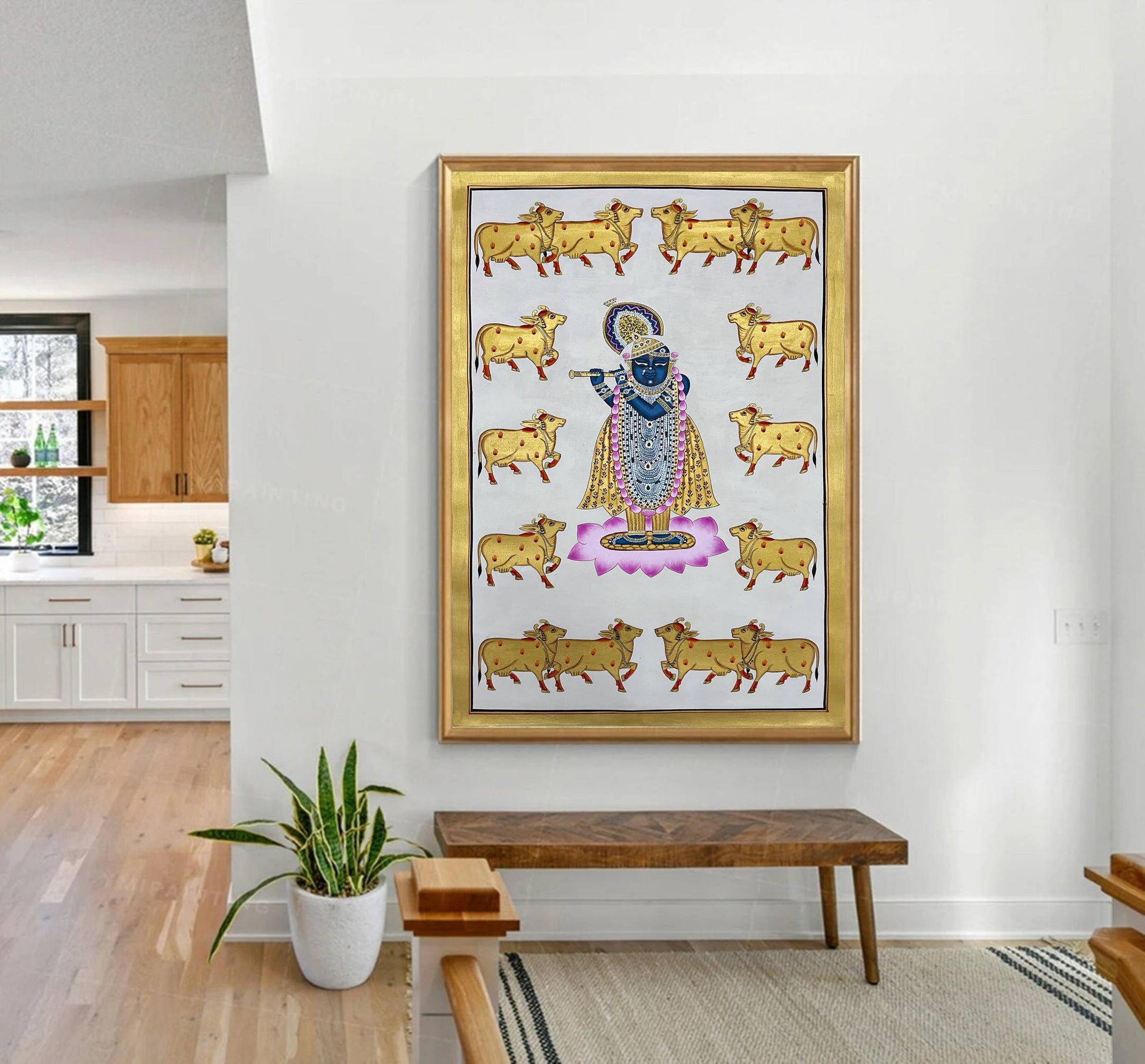 Shrinathji Painitng, Handmade Pichwai Painting - Jaipur Earth