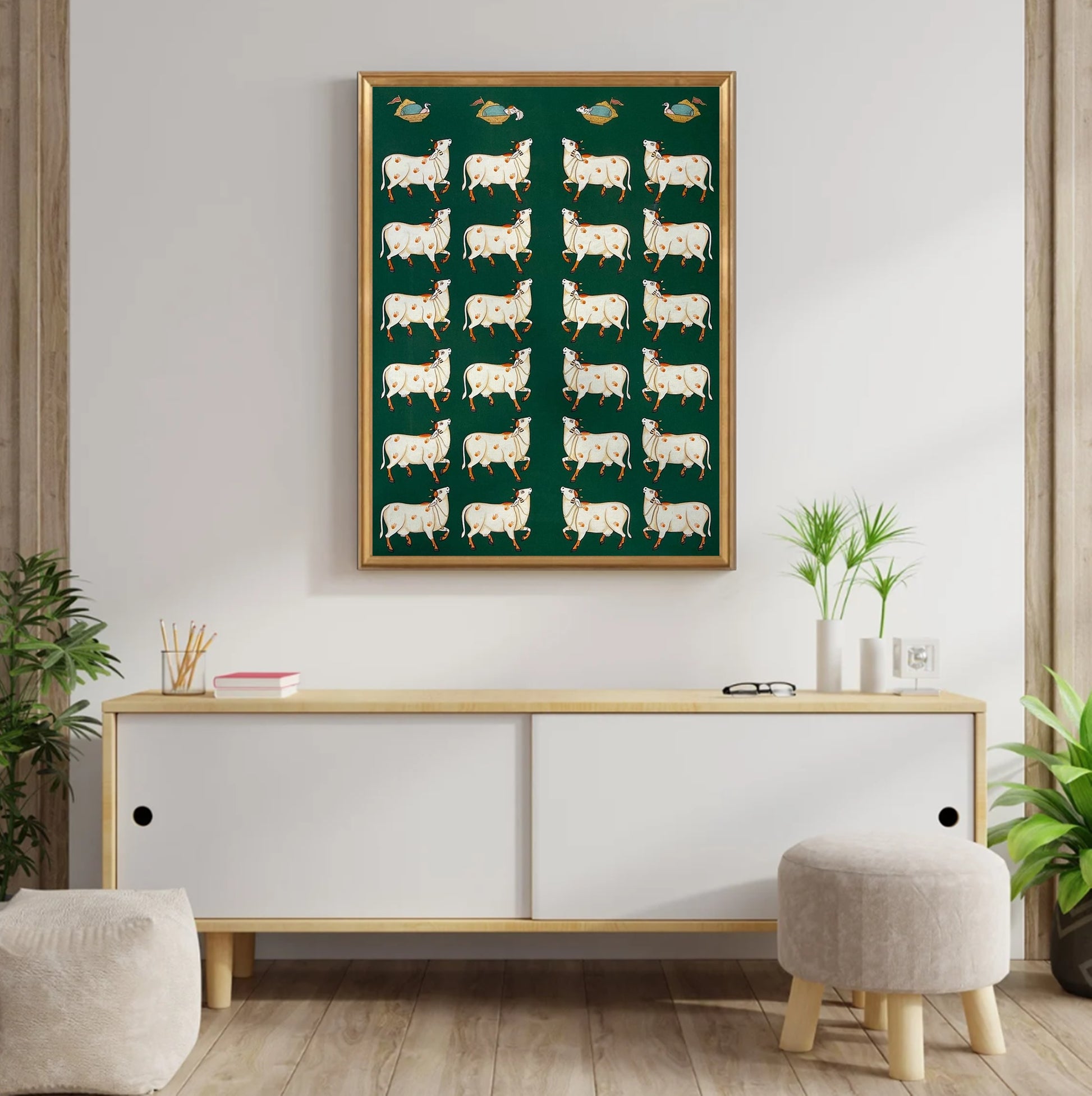 Gopashtami - Handmade Pichwai Painting - Jaipur Earth